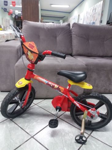 Bicicleta Infantil Homem de Ferro Aro 14