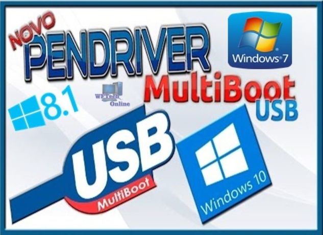 Pendrive Multiboot Windows + Pacote de Programas