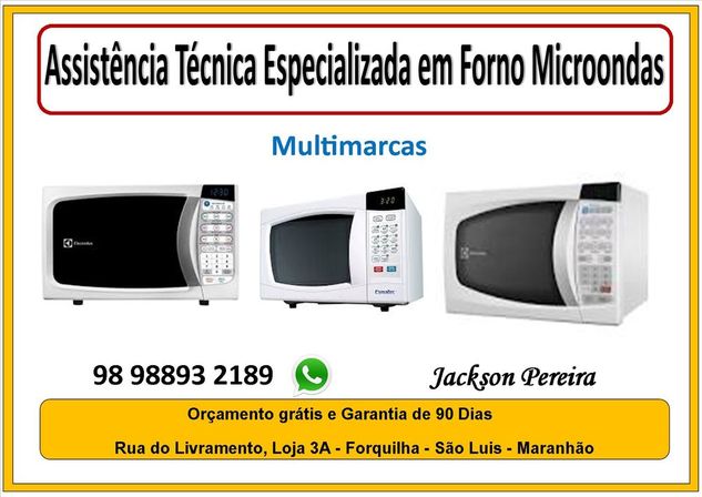 Jackson Pereira Técnico em Fornos Panasonic São Luis MA