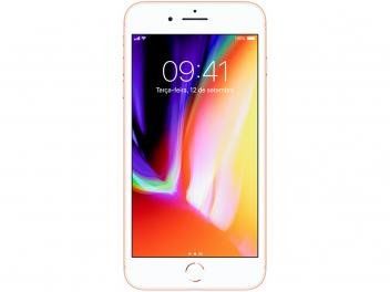 Iphone 8 Plus Apple 64gb Dourado 4g - Tela 5,5” Retina Câmera Dupla 12