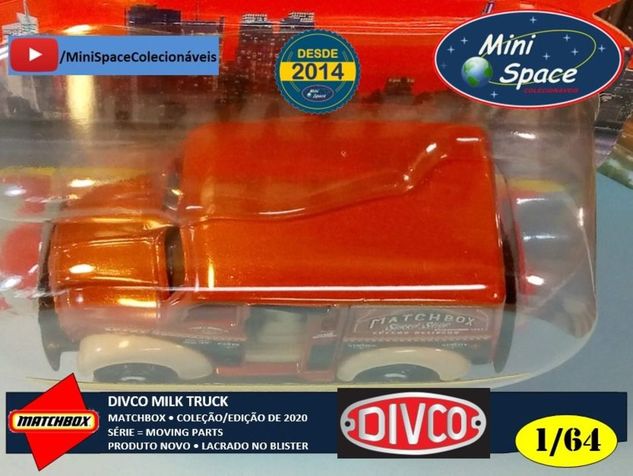 Matchbox Divco Milk Truck Cor Marrom 1/64