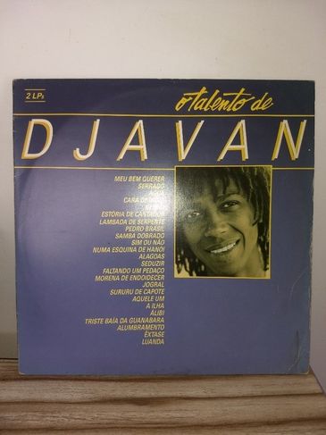 Lp Duplo o Talento de Djavan 1985