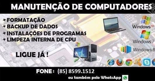 Formatação de Pc e Notebook em Fortaleza