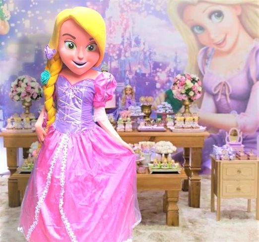 Rapunzel Princesa Personagens Vivos Cover Princesas
