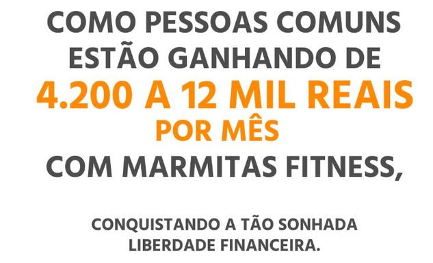 Curso Marmita Fitness - Conquistando a a Sua Liberdade Financeira