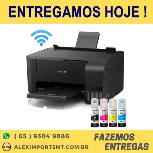 Impressora Epson L3150 Color Tanque de Tinta 5760dpi Usb Wifi Multifun
