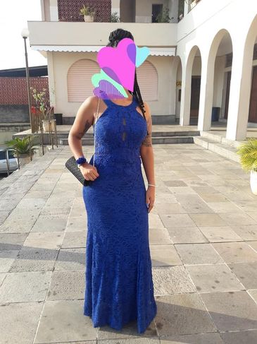 Vestido de Madrinha - Azul Royal