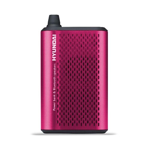 Speaker e Power Bank I200 Pro Bluetooth Fm Hyundai Vermelho