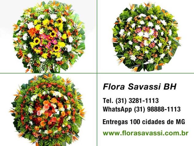 Floricultura Entrega Coroas de Flores Velório do Barreiro em Bh Coroa
