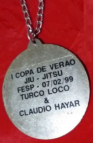 Jiu-jitsu Medalha Prata Copa Verão Turco Loco Claudio Hayar