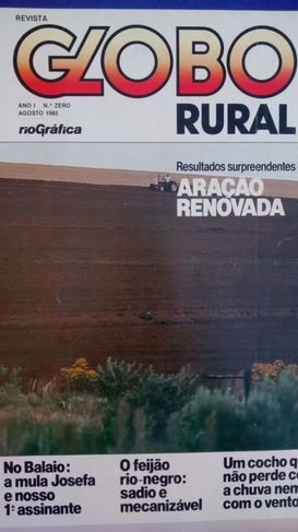 Revista Globo Rural do Número 0 (zero)