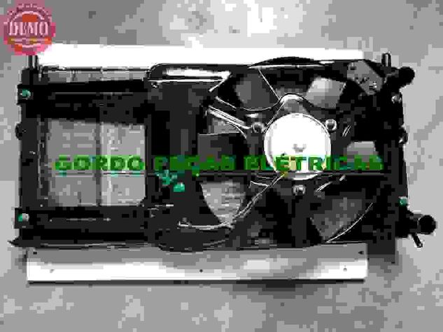 Radiador + Defletor + Motor da Ventoinha Fiat Fiorino Antiga