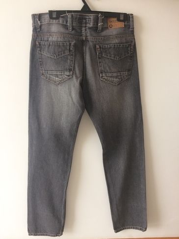 Jeans Masculino Cinza Escuro