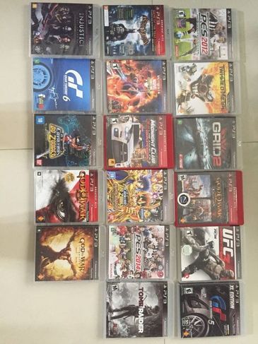 Playstation 3 160gb Slim (cech 3001a) 2 Controle + 17 Jogos