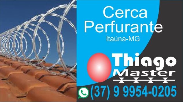 Cerca Perfurante em Itaúna - Thiago Master