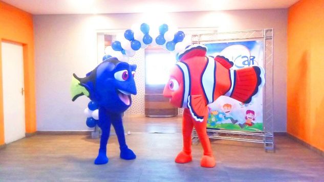 Nemo e Dory Cover Personagens Vivos Festa Infantil