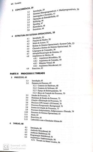 Arquitetura de Sistemas Operacionais