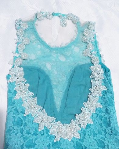Vestido de Festa Azul Tiffany M.a.r.a.v.i.l.h.o.s.o
