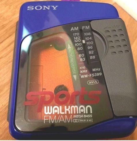 Walkman Sony Sport ( Vintage ) *** Muito Novo *** Impecável ***