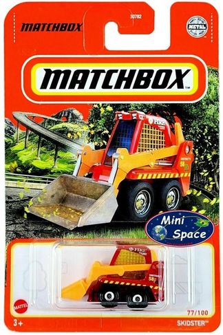 Matchbox Skidster Trator Mini Pá-carregadeira Bombeiro 1/64