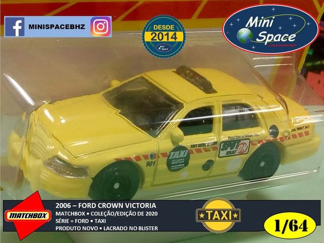 Matchbox 2006 Ford Crown Victoria Taxi 1/64