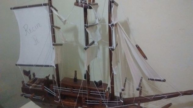 Barco Madeira Artesanal