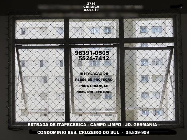 Redes de Proteção em Campo Limpo, Condominio Cruzeiro do Sul,