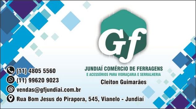 Gf Jundiaí- Comércio de Ferragens e Acessórios para Vidraçaria