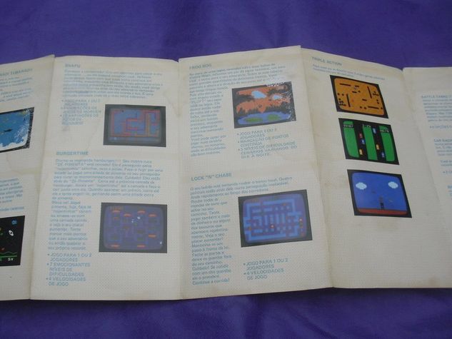 Manual do Console Intellivision + Catálogo Jogos ( no Estado