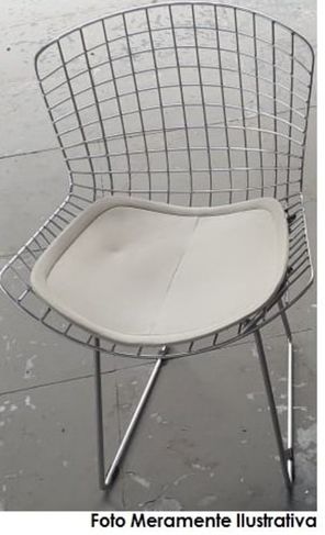 Cadeira em Aço Inox com Assento
