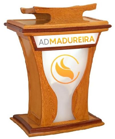 Púlpito de Madeira Modelo-elizeu para Igrejas e Capelas