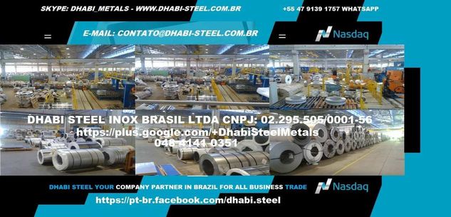 Dhabi Steel Aço Inox Slitter, Tiras, Fitas e Rolinhos