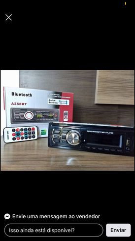 Radio Automotivo Bluetooth Novo na Caixa
