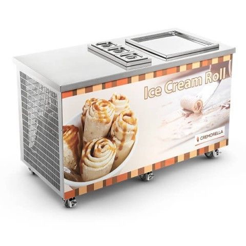 Máquina de Sorvete na Chapa - Cremorella Ice Cream Roll