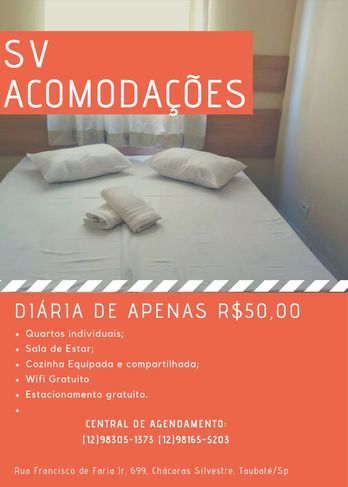 Acomodações para Viajantes em Taubaté