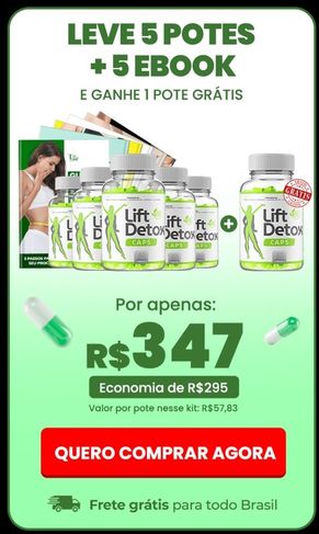 Detoxifique Seu Corpo com Lift Detox Caps