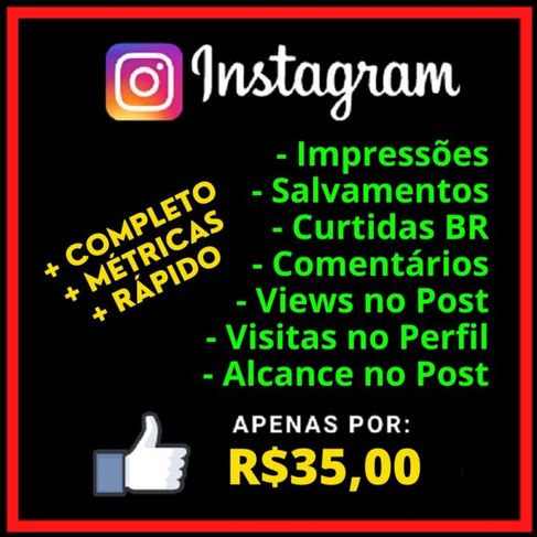 Engajamento no Instagram - Post / Publicação / Reels