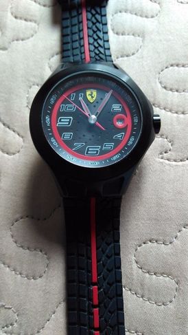 Relógio Scuderia Ferrari Masculino Borracha Preta