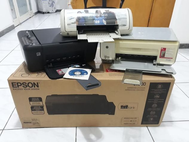 Impressora Epson L1110 + Hp Deskjet F4480 + Hp Photosmart C3180