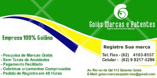 Goiás Marcas e Patentes em Goiania