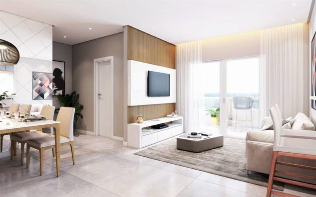Apartamento com 84.21 m² - Forte - Praia Grande SP