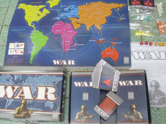 War Mini da Grow / Jogo Completo / ótimo Estado / Mbq