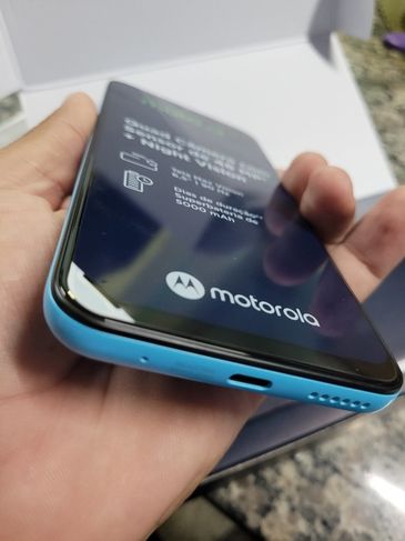 Motorola G20 Xt2128 Azul DS 128gb (zero na Caixa)