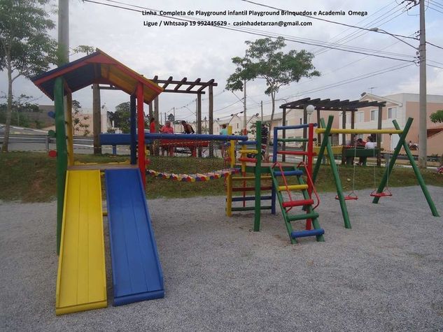 Playground Infantil Aldeota de Madeira Eucalipto Tratado