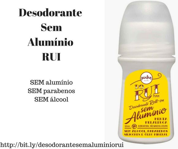 Desodorante sem Alumínio do Rui 55ml