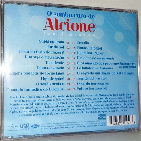 CD Alcione - Sabiá Marrom - o Samba Raro de Alcione