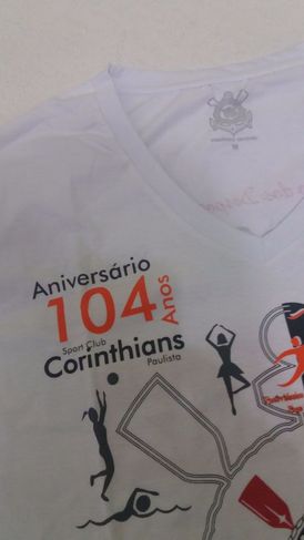 Camiseta 104 Anos Corinthians