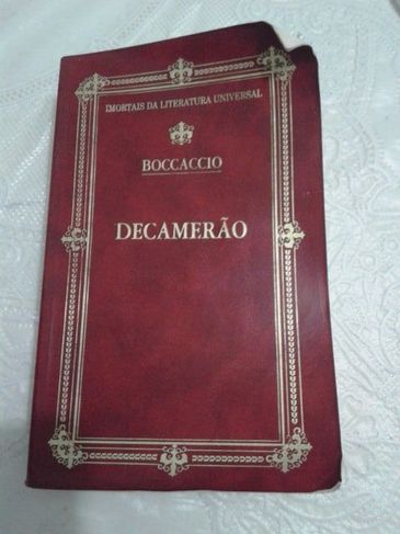 Livro Decamerão, de Boccaccio