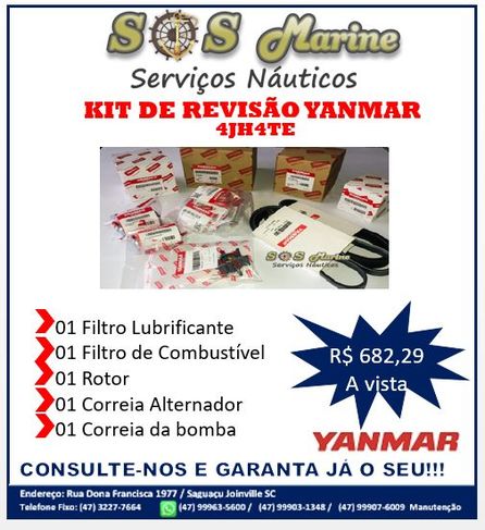 Kit de Revisão / Reparo Yanmar