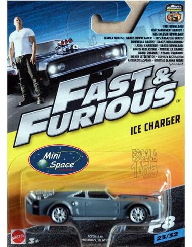 Mattel Dodge Ice Charger (velozes e Furiosos 8)1/55